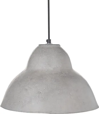 Obrázek produktu pro BELIANI Závěsná lampa šedý papírmaš ručně vyráběné stínidlo přírodní ekologické