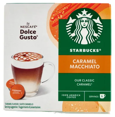 Image de Capsules Starbucks Caramel Macchiato pour machine Dolce Gusto