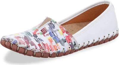 Immagine prodotto di Gemini 031203-19 Ballerine donna slip-on mocassino pelle , Dimensione:39 EU, Colore:Bianco