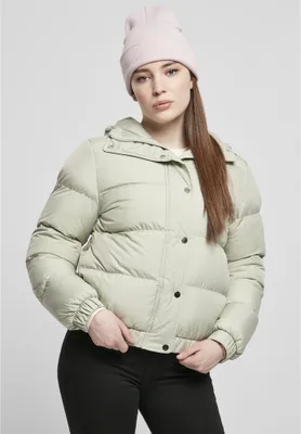 Zdjęcie produktu dla Urban Classics damska kurtka puchowa z kapturem softsalvia - S