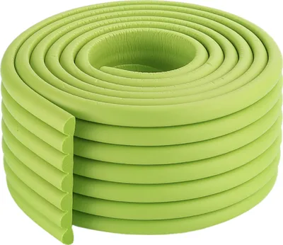 Produktbild von 2 Meter W-Form Multifunktionaler Ultra-Breitkantenschutz Verbreiterte Verdickung Crash Bar Kinder Stoßstange Streifen, Grün