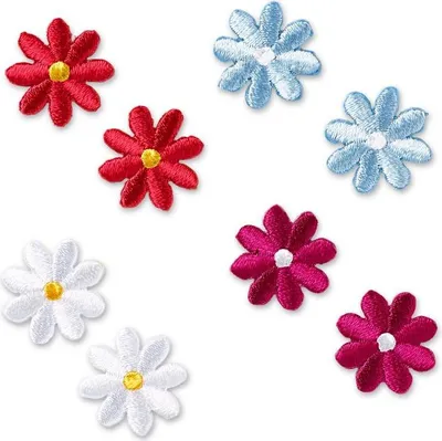 Produktbild von PRYM Applikation „Blumen“, bunt, selbstklebend / aufbügelbar