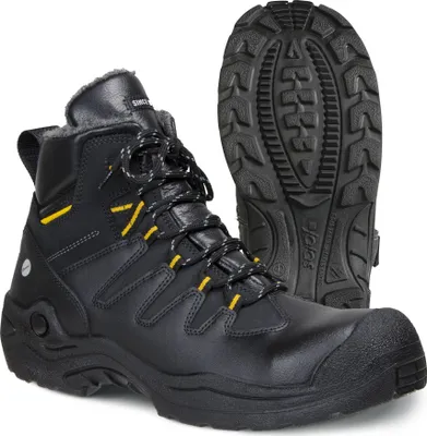 Produktbild von Jalas 6438 Tempera, Männlich, Sicherheitsstiefel, Schwarz, CE, EN ISO 20345:2011, S3 SRC CI, Polyurethan (PU), Leder, Kunstleder (PU)