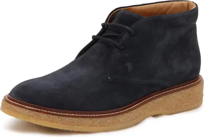 Produktbild von N4180 Polacchino Uomo Tod's Mann Wildleder Schuhe Blau