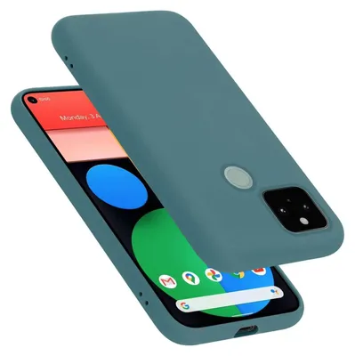 A teal phone case is shown diagonally over a smartphone.