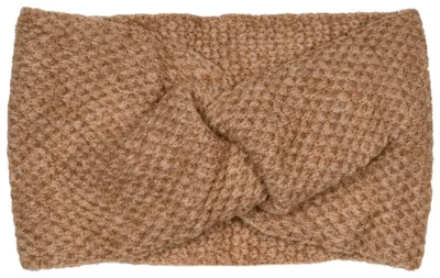 Produktbild von styleBREAKER Damen Strick Stirnband mit Waffelpatent Strickmuster und Twist Knoten, warmes Winter Haarband, Headband 04026060