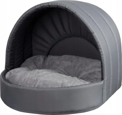 Produktbild von Hundehütte Hundebett Tierbett Katzenbett (Braun, 50x46 cm)