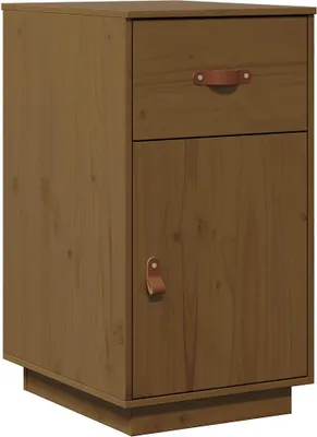 Produktbild von vidaXL Schreibtisch-Schrank Honigbraun 40x50x75 cm Massivholz Kiefer