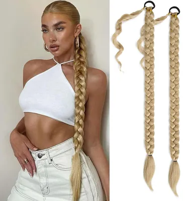 Obrázok produktu pre Vlasový doplnok – copová paruka, dĺžka 76 cm