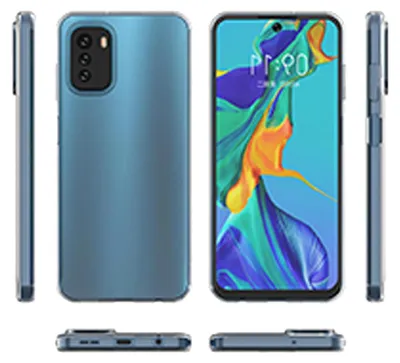 Produktbild von Für Nokia G60 Silikon Schutz Transparent Handy Tasche Etuis Hülle Cover Case Neu