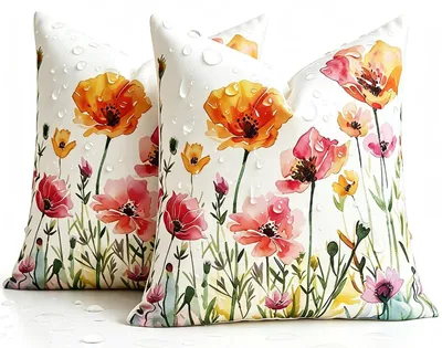 Productafbeelding van Omgoods - Set van 2 Decoratieve Kussenhoezen 50 x 50 cm