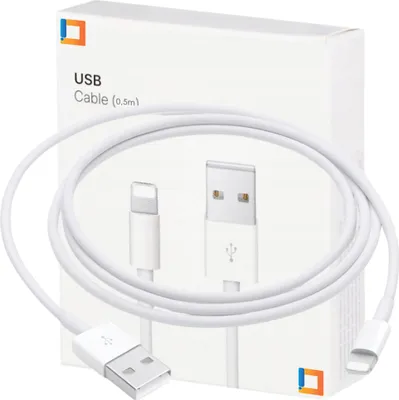 Image de Co2 Charger Short Usb Fast Charging Cable To Lightning Iphone 14 0.5M