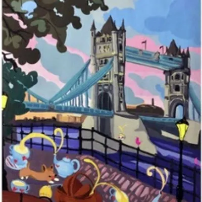 Produktbild von NORIMPEX Wandschrank Tower Bridge 40x50cm