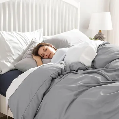 Immagine prodotto di Set da letto verde chiaro 155x220 cm in microfibra