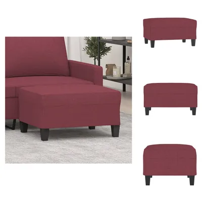 Produktbild von vidaXL Fußhocker Weinrot 70x55x41 cm Stoff -  Polsterhocker
