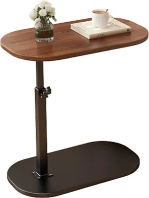Produktbild von Beistelltisch Sofa Klein Beistelltisch für Couch Sofatisch Couchtisch Höhenverstellba Sofa Table Nachttisch Betttisch Laptoptisch C Form