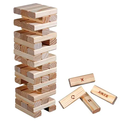 Produktbild von Philos Geschicklichkeitsspiel Action Tower Holz Gesellschaftsspiel