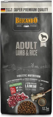 Image de Belcando Adult Lamb & Rice nourriture sèche pour chiens 12,5 kg