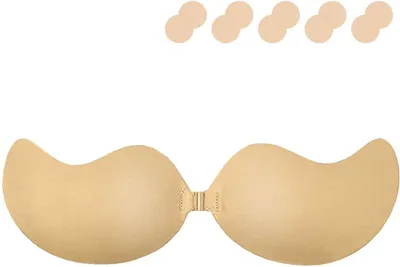 Obrázok produktu pre Samolepiaca podprsenka push-up, bez ramienok, pre šaty bez chrbta