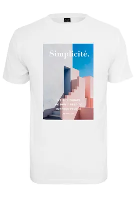 Produktbild von Mister Tee Simplicite Kurzarm-t-shirt Weiß XS Mann Weiß XS