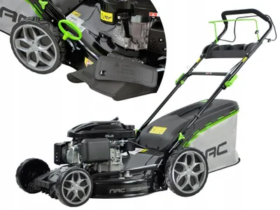 Immagine prodotto di NAC, tosaerba a scoppio con motore da 196cc, modello LS56-196L-HSDS-JR2
