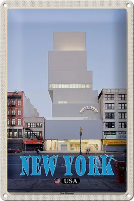 Produktbild von Blechschild Reise 20x30cm  New York USA New Museum
