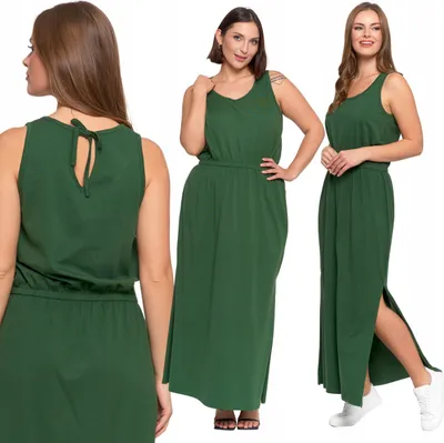 Produktbild von Elegantes Damen MAXI Kleid mit Schlitz Langes Kleid für Sommer MORAJ M