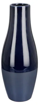 Image de Gilde Vase, bauchig, "Sky", Keramik, blau, VE 1, H. 41 cm, D. 16 cm 32463 4063387324639