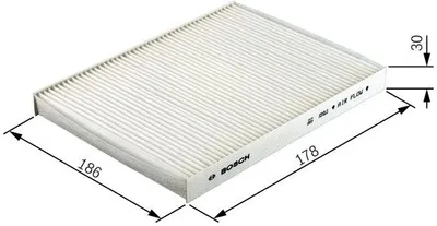 Produktbild von Bosch Filter, Innenraumluft 1 987 432 173