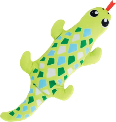 Produktbild von Catit Groovy Gecko Katzenspielzeug grün 33x10x6 cm pfotenaktiviert