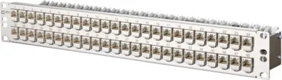 Produktbild von BTR NETCOM Patchfeld C6Amodul 48Port 1,5HE Edst bestückt TN C6Amod-MP48-Edst