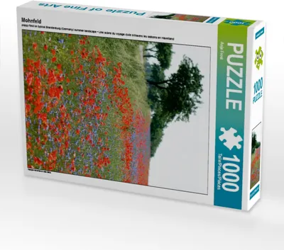 Produktbild von Calvendo Mohnfeld 1000 Teile Puzzle hoch 480x640mm, Frost Anja; 7295442