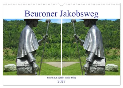 Produktbild von Beuroner Jakobsweg (Wandkalender 2027 DIN A3 quer), CALVENDO Monatskalender