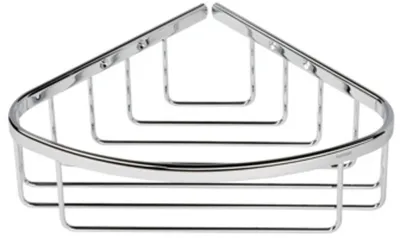 Image de Geesa Basket : étagère d'angle pour douche, finition chrome