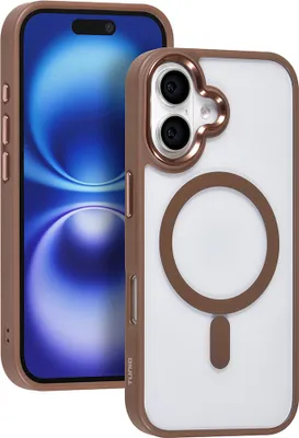 Produktbild von TUNIQ iPhone 16 Back cover case - Magsafe - silicone - Gold