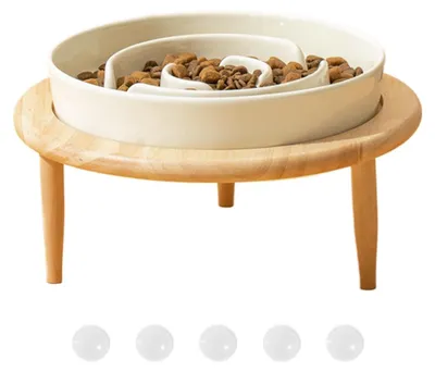 Immagine prodotto di Ciotola per cani che rallenta l'alimentazione, realizzata in Vetroceramica antiscivolo