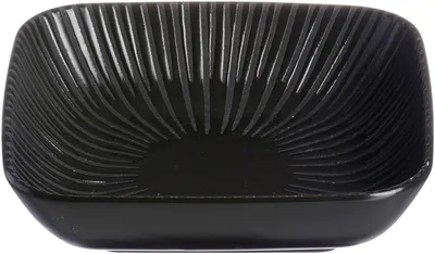 Produktbild von Saporo schwarz Schale flach 14x14cm