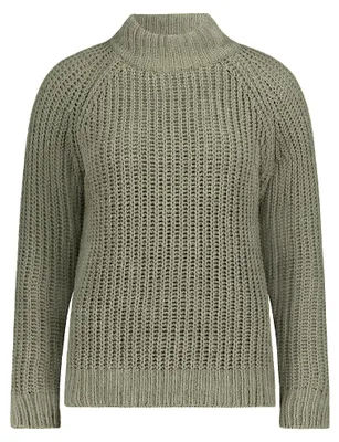 Produktbild von Cartoon Damen Strickpullover mit Stehkragen 42, Pale Khaki