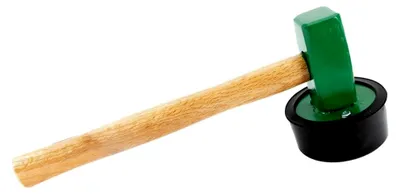 Produktbild von Pflasterhammer rund 2,5 kg mit wechselbarem Gummi