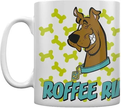 Obrázek produktu pro Scooby Doo - hrnek na kávu "Roffee Rime" PM1438 (jedna velikost) (bílá/zelená/hnědá)