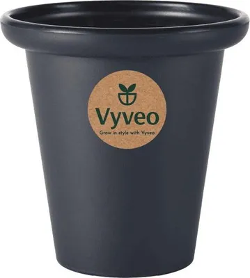 Produktbild von Vyveo - Blumentopf Skara - Schwarz - 20x19