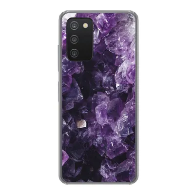 Produktbild von MuchoWow® Handyhülle Schutzhülle Hülle für Samsung galaxy a73 Amethyst - Edelsteine - Mineralien Silikon Softcase Handy Hülle - Handyhülle