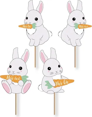 Immagine prodotto di Set per la caccia alle uova di Pasqua Coniglio Kit 15 x 24 cm - Taglia unica