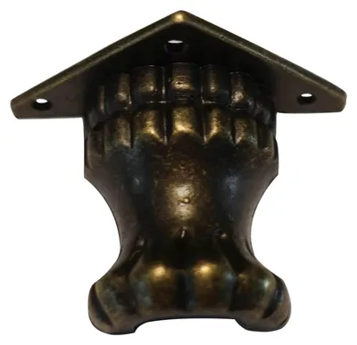 8 Metall Füße Holzkiste Möbel Fuß Bein dekorativ Eckschutz, antik bronze