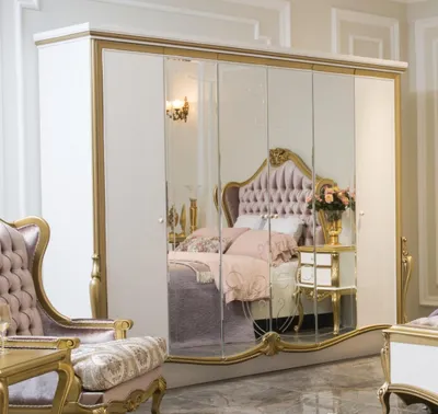 Produktbild von Kleiderschrank Möbel Luxus Design Einrichtung Schränke Schlafzimmer Neu Schrank