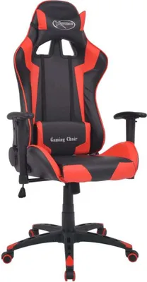 Immagine prodotto di The Living Store sedia da ufficio sedia da gioco inclinabile in ecopelle rossa