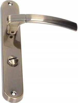 Produktbild von Innentürgriff, langes WC-Schild, links, Altmessing