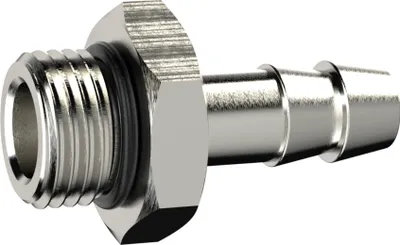 Produktbild von Riegler Einschraubschlauchtülle, O-Ring, G 1/4, Schlauch LW 12, MS vern.