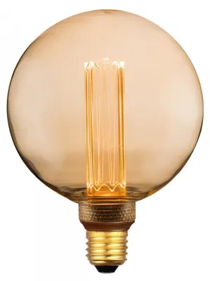 Immagine prodotto di NORDLUX Retro dimmerabile oro Lampadina LED 2,3 W e 3,5 W 1800 K, Variante: Ø 125 x 164 mm, 3,5 W, 120 lm, 1800 K, oro