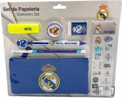 Produktbild von Real Madrid 7-teiliges Schreinset für Schule und Büro